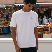 S&H PREMIUM RAW TEE WHITE- Variante Lite