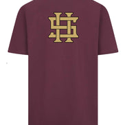 S&H PREMIUM RAW TEE BURGUNDY - Variante Prime