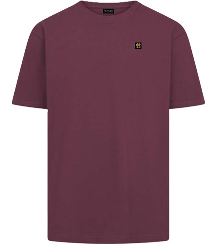 S&H PREMIUM RAW TEE BURGUNDY - Variante Prime