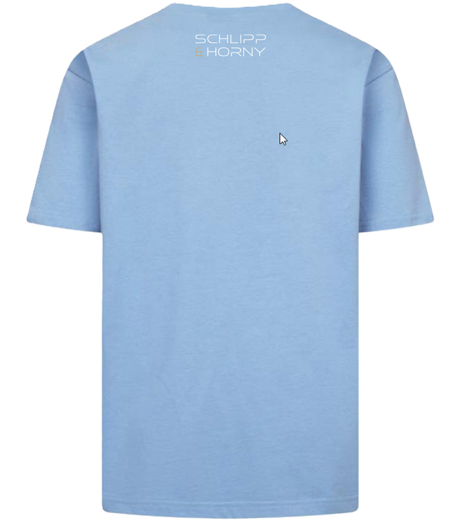 S&H PREMIUM RAW TEE BLUSH BLUE - Variante Line