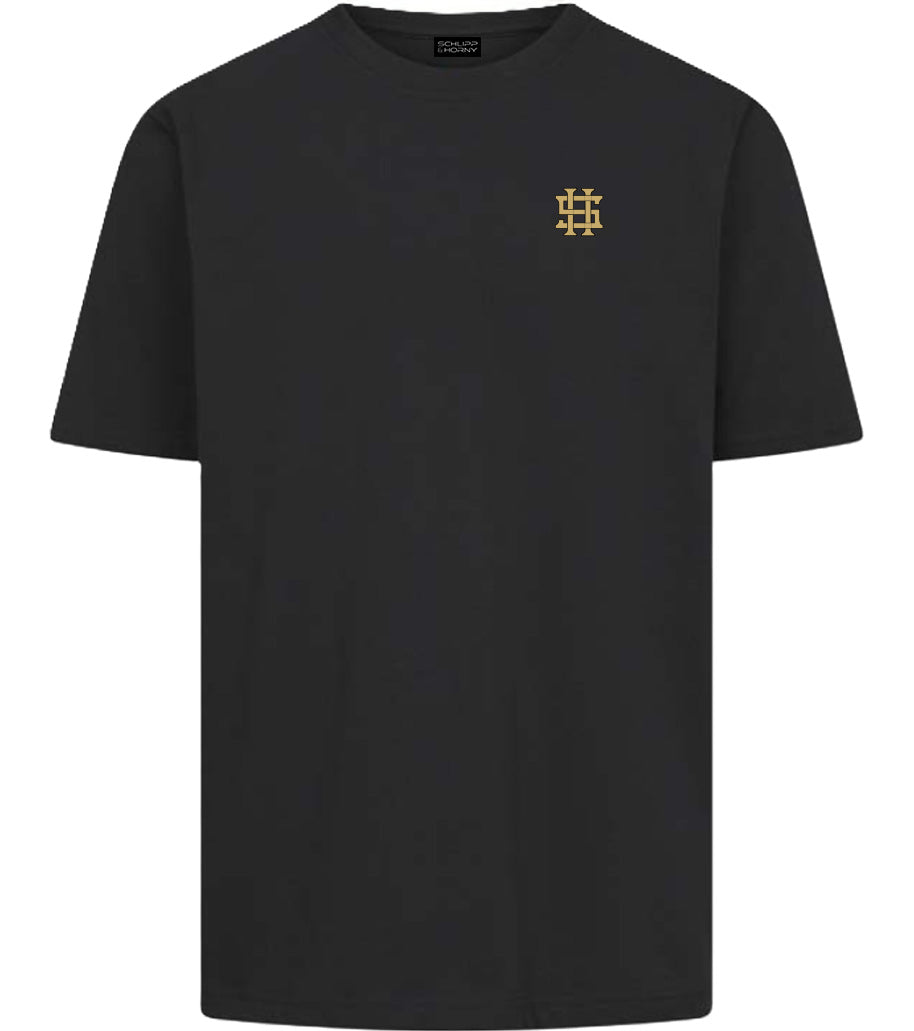 S&H PREMIUM RAW TEE BLACK - Variante Lite