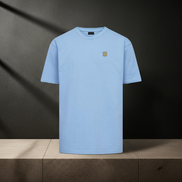 S&H PREMIUM RAW TEE BLUSH BLUE - Variante Lite
